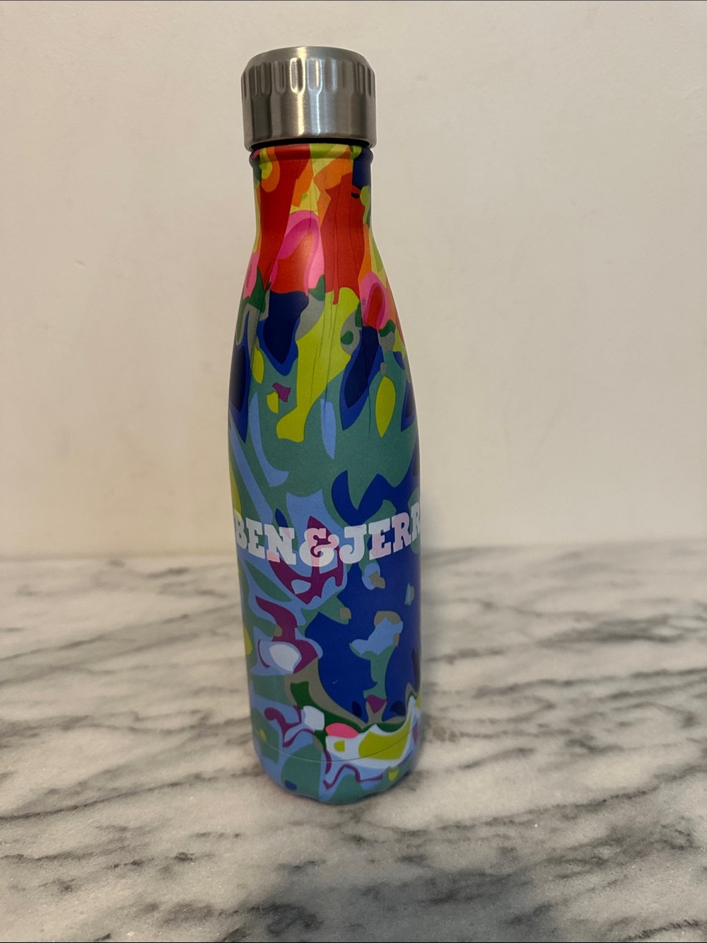 Ben & Jerry’s Multicolor Insulated Water Bottle NWOT